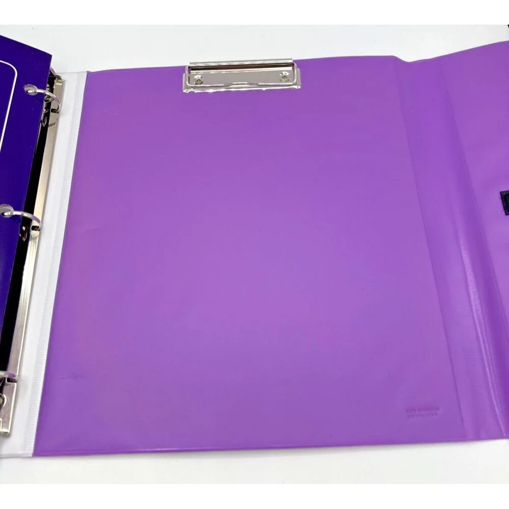 Mead Trapper Keeper Purple Sunset Binder Vintage Inspired 80s 90s Portfolio NEW